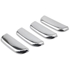 قاب استیل روی دستگیره درب خودرو ( 4 عددی )