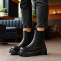 نیم بوت زنانه چلسی دوطرف کش