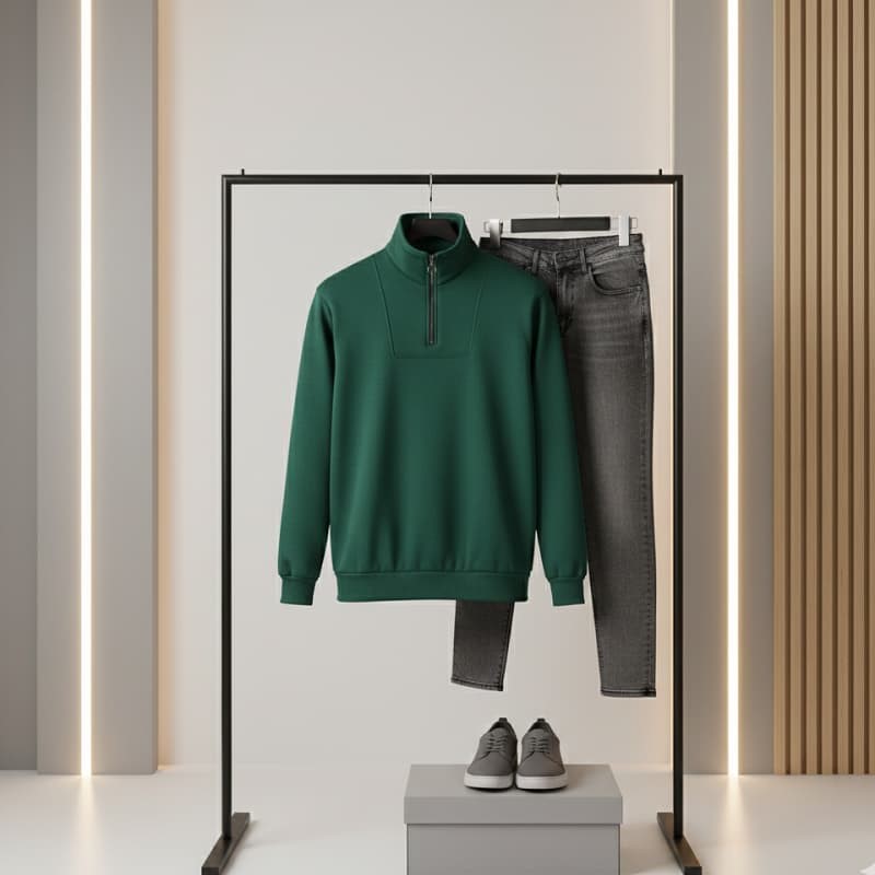 دورس مردانه نیم زیپ مدل Behbod ( در رنگ بندی )