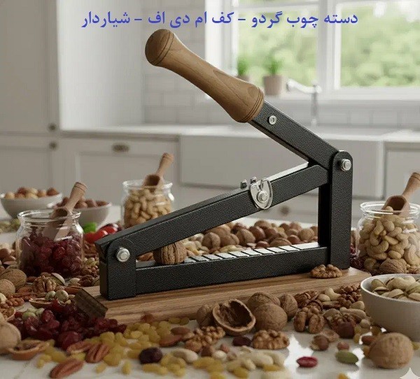دستگاه هسته‌شکن اهرمی حرفه‌ای، شکستن گردو و بادام بدون صدا و ریخت‌وپاش + 3 سال گارانتی