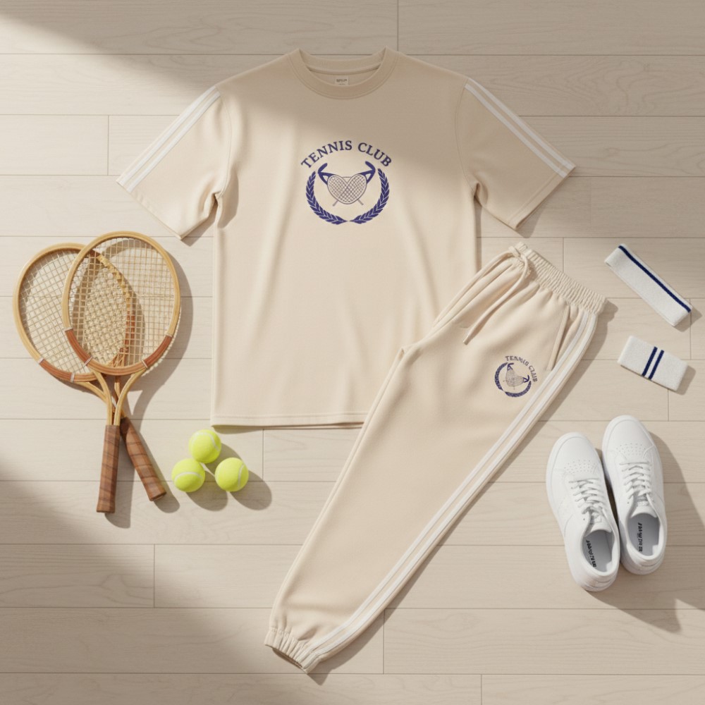 ست تیشرت و شلوار مردانه بنگال کش مدل Atrin